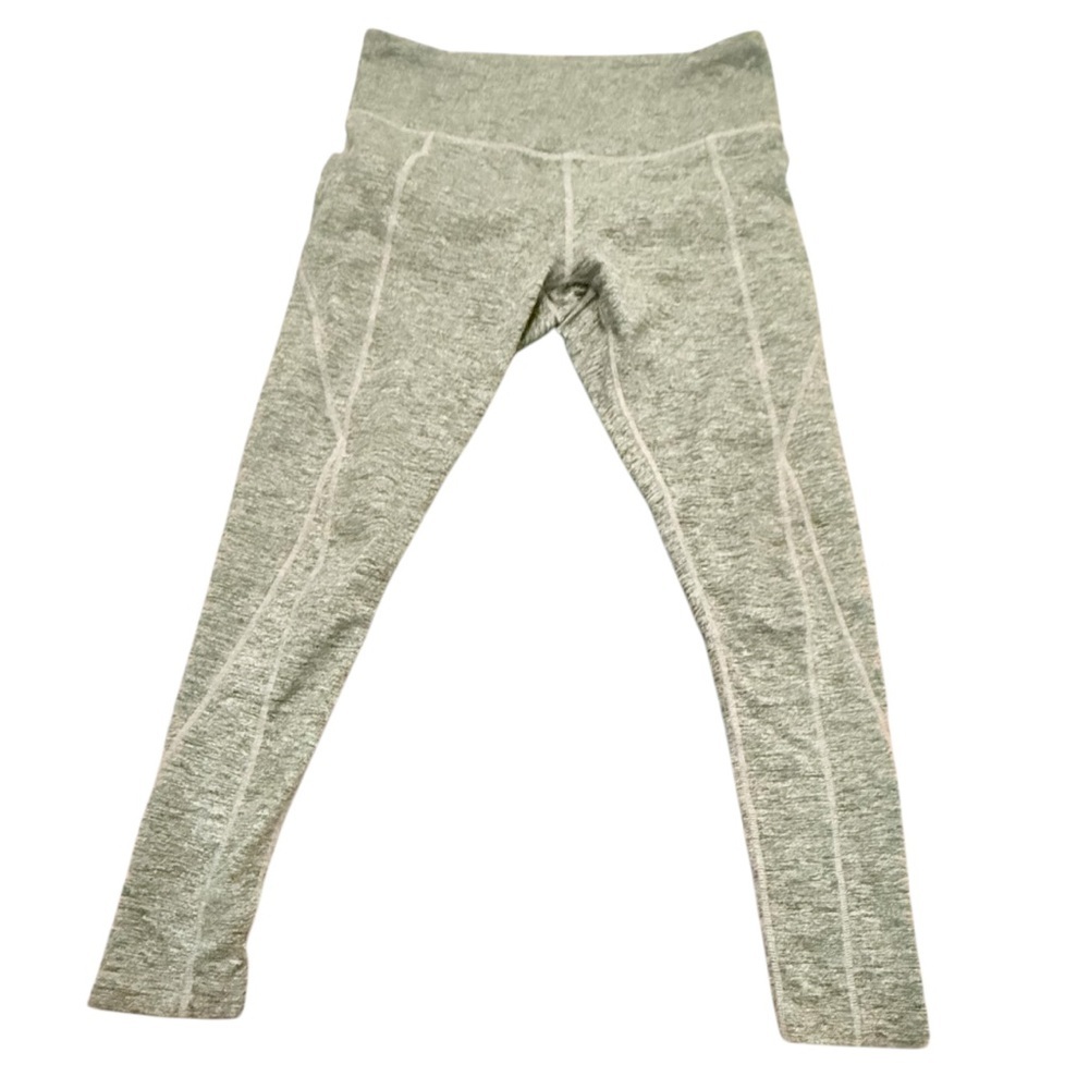 Mondetta Gray High-Waisted Full Length Leggings Size Large